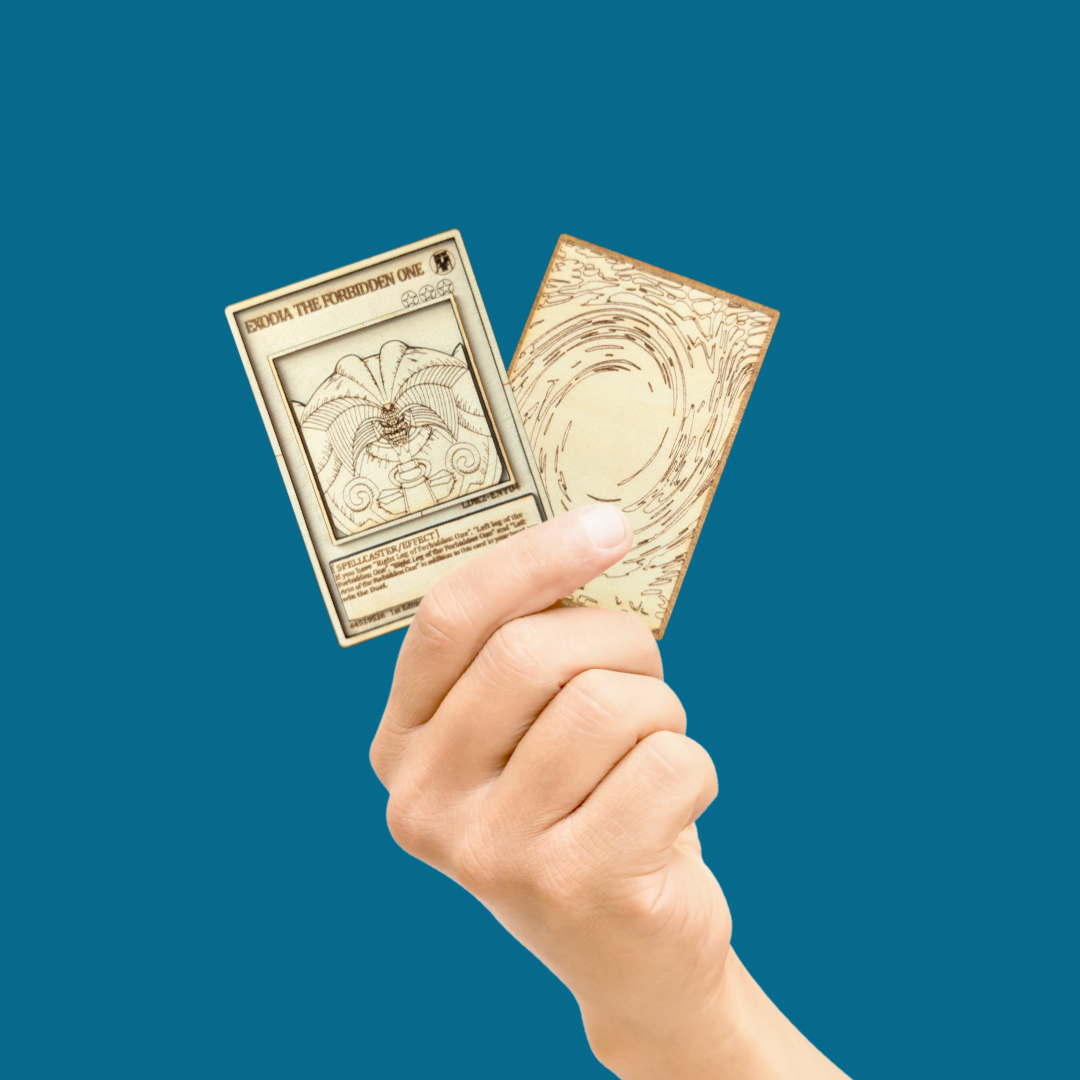 Exodia il Proibito in Legno: la Carta Yu-Gi-Oh! Definitiva con Incisione Laser Multistrato ♟️