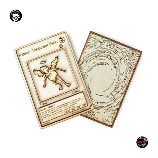 Kermit x Rana degli Alberi – Carta Yu-Gi-Oh! Crossover in Legno – Collab OricasWorld 🐸✨