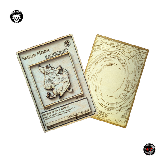 Sailor Moon x Ragazza Mago Nero – Carta Yu-Gi-Oh! Crossover in Legno – Collab OricasWorld 🌙🪄