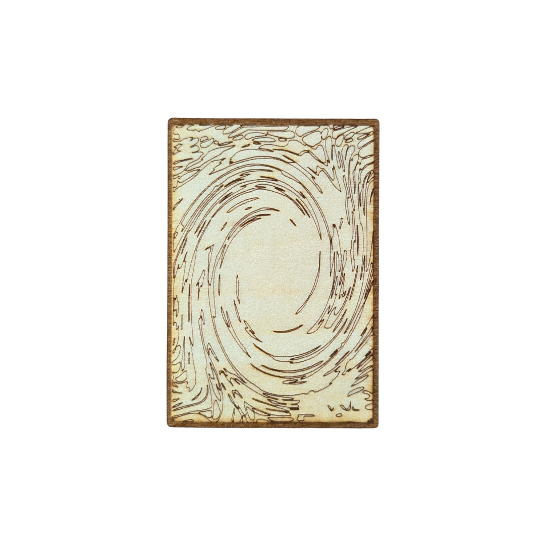 Gold Sarcophagus (Sarcofago d'Oro) in Legno – Carta Yu-Gi-Oh! Multistrato con Incisione Laser 🏺✨