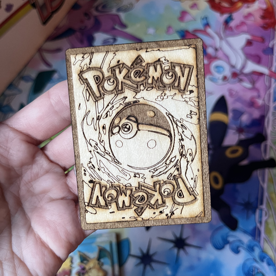 Charizard Dipinto a Mano in Legno | Carta Pokémon Multistrato | Collab Eevee Artwork 🎨