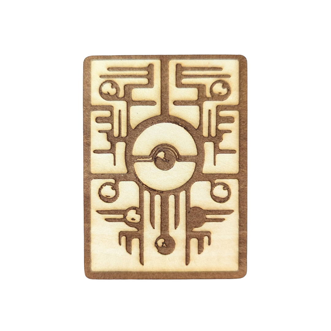 Mew Antico in Legno: la Carta Pokémon con Incisione Laser Multistrato ✨⚡️